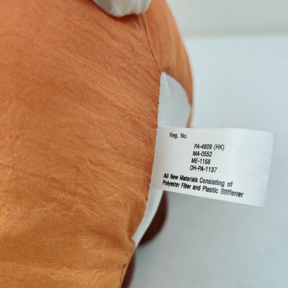 Gibson Greetings Plush Nylon REINDEER XMAS Stuffed Animal Soft Toy VTG 1993 Tag - Picture 5 of 11